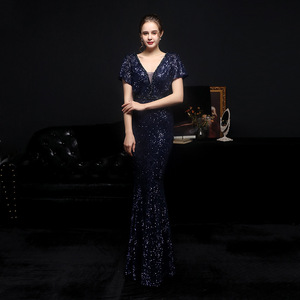 18611-S #3 xl4 lunghi abiti bianchi da sera per banchetti <span class=keywords><strong>taglie</strong></span> <span class=keywords><strong>forti</strong></span> con paillettes - Product Image 5