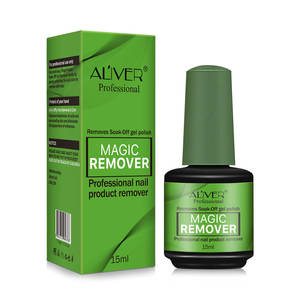 <span class=keywords><strong>ALIVER</strong></span> dissout rapidement le vernis en 3 à 5 Minutes, 15ml, <span class=keywords><strong>Gel</strong></span> magique UV pour enlever le vernis à ongles, marque privée - Product Image 1