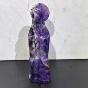 Artisanat en Cristal Naturel : <span class=keywords><strong>Ange</strong></span> Sculpté en Quartz de Feu, <span class=keywords><strong>Ange</strong></span> en Fluorite Arc-en-ciel, <span class=keywords><strong>Ange</strong></span> en Améthyste Polie pour la Guérison, Décoration et Cadeau - Product Image 5