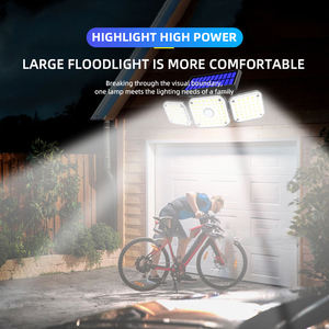 太阳能庭院灯户外防水Led运动传感器壁灯可充电灯LED带PIR传感器的太阳能灯 - Product Image 5