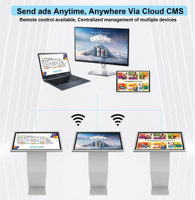 Support mural d'affichage numérique LCD HDFocus avec lecteur publicitaire pour une utilisation promotionnelle innovante