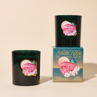 Bougie votive en verre de cire de soja d'aromathérapie à la main avec parfum de lavande luxueux à mèche unique pour la décoration de Noël à la maison
