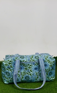 Bolsa de Viaje Acolchada de Algodón, Hecha a Mano en India, de Lujo, Deportiva, Cómoda, para Mujer, Informal, con Cierre, para Compras, de Poliéster - Product Image 6