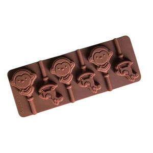 Moule à bonbons en silicone en forme de singe et de cheval pour sucettes et chocolats, fabrication artisanale, sans BPA, résine, OEM/ODM - Product Image 3