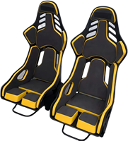 Siège de course universel léger en carbone personnalisable pour Recaro Podium CF, compatible avec les pièces de tuning BMW G80 M3