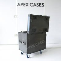 APEX CASES Éclairage de scène 2 en 1 : Flight case de transport et de rangement pour projecteur Beam Spot à tête mobile