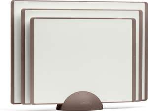 Cocina Extra Grande 3 PCS Tablas de cortar Juego de bloques de cortar de plástico personalizados con soporte multicolor - Product Image 2