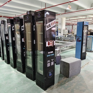 -25องศาบางเฉียบประตูกระจกเดี่ยวไอศกรีมยืน - Product Image 1