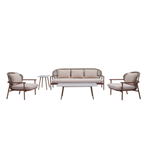 Corda divano da giardino per esterni Villa terrazza Set di mobili da giardino Set di mobili da giardino da esterno Set di mobili da esterno - Product Image 1