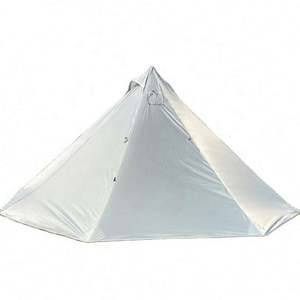 Carpa de Camping Familiar Tipo Pirámide, Amplia, para Varias Personas, Impermeable, con Túnel, Actualización 2023 - Product Image 5