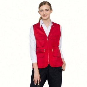 Chaleco Fotográfico Multifuncional con Cierre y Múltiples Bolsillos para Exteriores - Product Image 4