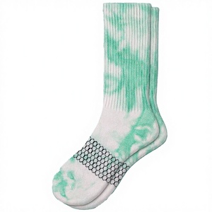 Chaussettes de sport tricotées antidérapantes pour femmes, idéales pour le Pilates et le yoga, fabrication OEM, antibactériennes, en Spandex/Polyester/Coton, style décontracté - Product Image 2