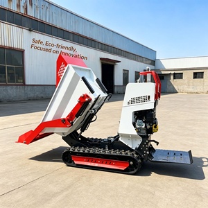 Self-loading crawler dump truck with load of 0.5t construction engineering transport truck small crawler dump truck - Product Image 2