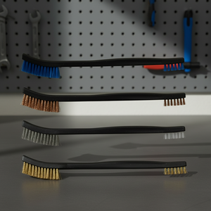 Cepillo de Limpieza Industrial de Doble Cabeza con Cerdas de 51 mm y Mango de Plástico de 10 mm de Diámetro OEM - Product Image 5