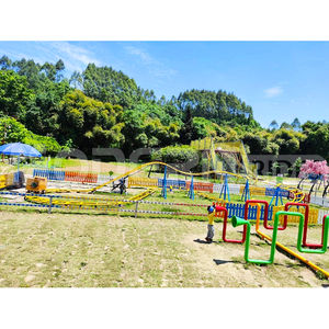 Backyard <span class=keywords><strong>Rollercoaster</strong></span> Mini Indoor Roller Coaster Rides pour Kids Outdoor Playground Amusement Game - Product Image 6