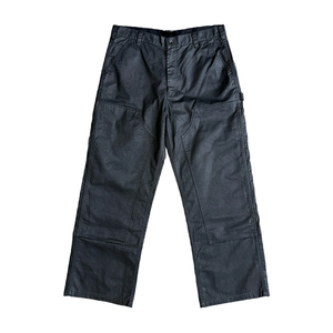 Wholesale Custom Logo Wax Coated Double Knee Straight Leg <b>Cargo</b> <b>Pants</b> Heavy Duty Logger <b>Work</b> <b>Pants</b> Multi Pocket Utility <b>Pants</b> - Product Image 1