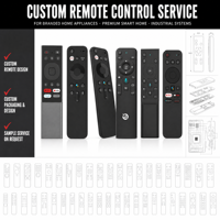 Télécommande IR 17 touches, couleur 195mm 45g personnalisable pour Audio/TV/TV-box, STB