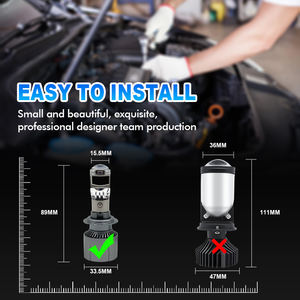 Petite taille P7 mini <span class=keywords><strong>projecteur</strong></span> <span class=keywords><strong>LED</strong></span> objectif h7 h11 9005 9006 h4 <span class=keywords><strong>projecteur</strong></span> Salut feux de croisement phare <span class=keywords><strong>Led</strong></span> 12V 6500K Canbus A80 <span class=keywords><strong>projecteur</strong></span> <span class=keywords><strong>LED</strong></span> - Product Image 2