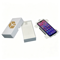Boîte d'emballage pour téléphone en carton blanc uni personnalisée de qualité supérieure, boîte pour smartphone écologique compatible avec la série iPhone