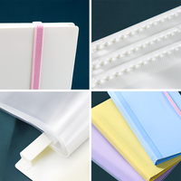 2025 nouveau dossier portable A4 pliable avec attaches Pages intérieures transparentes produit de classement rapide et pratique
