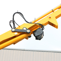 Grue mobile montée sur camion Bob-Lift puissante de 5 tonnes, grue à flèche télescopique articulée avec stabilisateurs