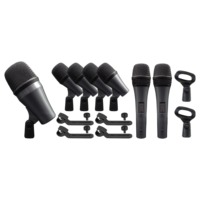 PGADRUMKIT7 DRUMKIT PGA52/57/56/81 Kit de microphone de batterie de PGA-DMK7 professionnel 7 pièces filaire XLR PGADMK7 Kit de batterie de microphone