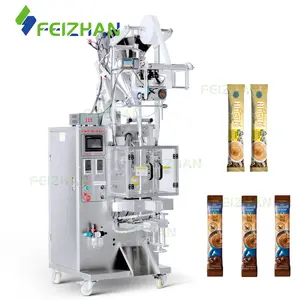 FEIZHAN Machine d'emballage de bâton de poudre de café instantané de chocolat de mélange de boisson protéinée végétalienne d'hydratation automatique FZ-FSFJ80 avec codage