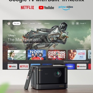 Projecteur laser Dangbei DBOX02 GTV 2450 lumens ISO <span class=keywords><strong>Netflix</strong></span>, projection bleue 100 pouces, efficacité énergétique de niveau 1 européen - Product Image 2