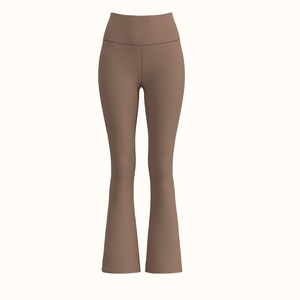 Conjunto <span class=keywords><strong>de</strong></span> Chándal Personalizado con Chaqueta con Cierre y Orificios para los Pulgares, Pantalones Acampanados, Conjunto <span class=keywords><strong>de</strong></span> Dos Piezas para <span class=keywords><strong>Mujer</strong></span>, Ropa Informal Básica 2024 - Product Image 4