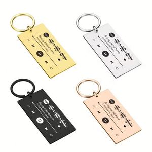 Llavero de Barra Bidimensional, Colgante Pequeño de Aluminio para Regalo, Llavero Personalizado con Código QR - Product Image 4