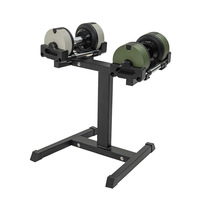 Dumbbell Adjustable Pabrik, Dumbbell Rumah Tangga, Perlengkapan Kebugaran, Berat Dapat Diatur, Grosir, Set Dumbbell Bertingkat