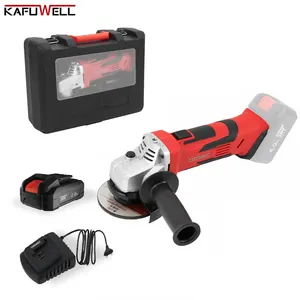 Kafuwell Pa4225a-Y-2S-2 Draadloos Gereedschap 20V Serie Enkele Batterij Set 115Mm Draadloze Haakse Slijper