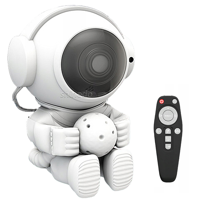 Astronaut Starry Sky Projector Night Light Galaxy LED Projection Lamp for Kids Bedroom Home Party Decor