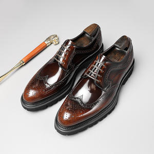 รองเท้าหนังผู้ชายทรงกลมหัวมน รุ่นใหม่ขายดีประจำฤดูใบไม้ผลิปี 2026 แฟชั่นหรูหรา สไตล์ลำลอง ไซส์ใหญ่ - Product Image 4