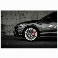 Roue forgée personnalisée 6061-T6 de 22 pouces pour Urus 2018-2025 5x130 ET28 285/40R22 325/35R22 Argent