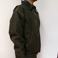 Veste de travail bombardier en coton, nouveau, tenue d'hiver, tissée en chine, en toile de canard, vêtements de travail,