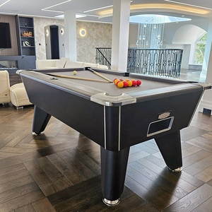 Mesa de Billar de Pizarra de Lujo, Elegante, que Funciona con Monedas, con Alta Estabilidad para Uso Comercial en Interiores, Diseño de Aspecto Contemporáneo - Product Image 1