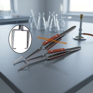 SUNTOOLS/STIPL แหนบจิวเวลรี่รูปตัวยู (รุ่น 588G) รูปทรงไม่สม่ำเสมอเพื่อการตั้งตำแหน่งที่แม่นยำและการซ่อมแซมแบบ DIY - Product Image 4