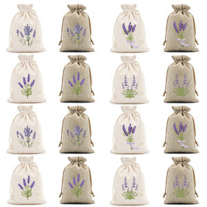 Yiwu nouveau sac cadeau lavande stockage cordon Bundle poche bijoux emballage sac lin Bundle poche - Product Image 3