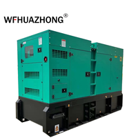 Générateur diesel silencieux 20kw 30kw 40kw 50kw 60kw, triphasé quatre fils, usage commercial - Marque de moteur réputée, prix abordable