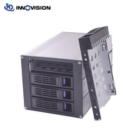 Kandang Hard Drive HDD Internal 3,5 inci/2,5 inci untuk 4x SATAII Hot Swap HDD Enclosure