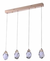 Candelabros de diseño sofisticado de marca española, luces colgantes, lámpara de techo Led, 4 luces, 20 W, 4000K, Giselle