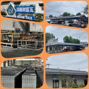 Wholesale Synthetic Resin <strong>Roof</strong> Tiles Waterproof for House Warehouses Building Materials <strong>Plastic</strong> <strong>Roof</strong> Sheet Insulation Material - Product Image 6