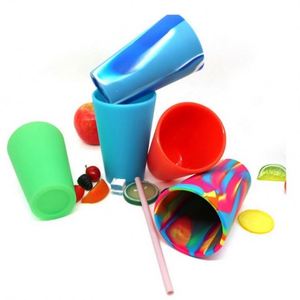 Vaso de Silicona Personalizado de 22oz, Diseño Sugar Rush - Irrompible, Ecológico, Tapa Hermética, Para Bebidas Frías/Calientes, Colores de Temporada - Product Image 2