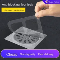 Autocollants de vidange jetables pour cuisine et salle de bain Anti-colmatage filtre à cheveux filet anti-insectes autocollants pour produits ménagers