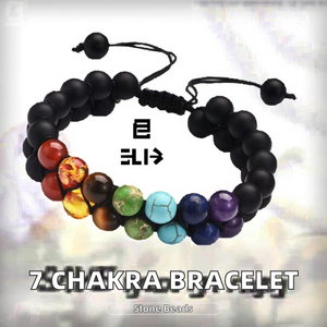 8mm Natural Black Lava <b>Beaded</b> Weave <b>Bracelets</b> for Women Men <b>Fashionable</b> Friendship 7 Chakra Ball Pattern Healing Balance Yoga - Product Image 3