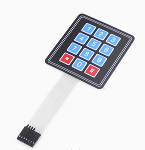 3*4 Matrix Array \/ Matrix Tastatur 12 Tasten Membran schalter Tastatur 4x3 Rainbow semi - Product Image 1
