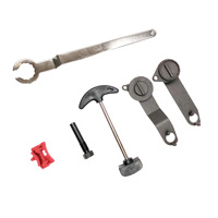 Juego de 6 Herramientas para Correa de Distribución, OEM VW Jetta/Santana/Lavida/Sagitar/Bora 14/16/14T, Kit de Reparación de Motor EA211, Estuche Rígido, Acero S2