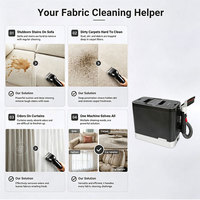 Nettoyeur Vapeur Électrique et Aspirateur Combiné avec Fonction de Séchage à l'Air Chaud, Balai Autopropulsé Humide et Sec pour Usage Domestique et Hôtelier