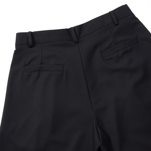 Wholesale OEM Custom Men's Tailored Dress <strong>Shorts</strong> <strong>Black</strong> Pleated Suit <strong>Shorts</strong> <strong>Smart</strong> Casual Summer <strong>Shorts</strong> - Product Image 3